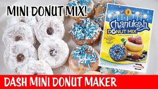 Manischewitz Chanukah Donut Mix  Dash Mini Donut Maker