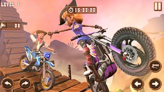 Mountain Bike Racing Stunts 🏔️🏍️ || Motorcycle Game 2021 🛵 || KK Driving Games screenshot 1