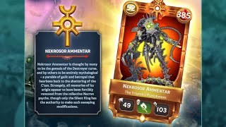 Warhammer Combat Cards New Warlord: Nekrosor Ammentar