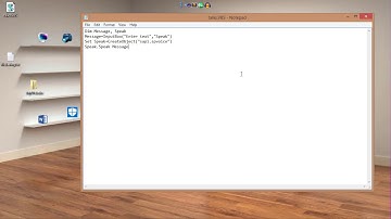 Notepad Trick Your Computer Talks (Must Try)