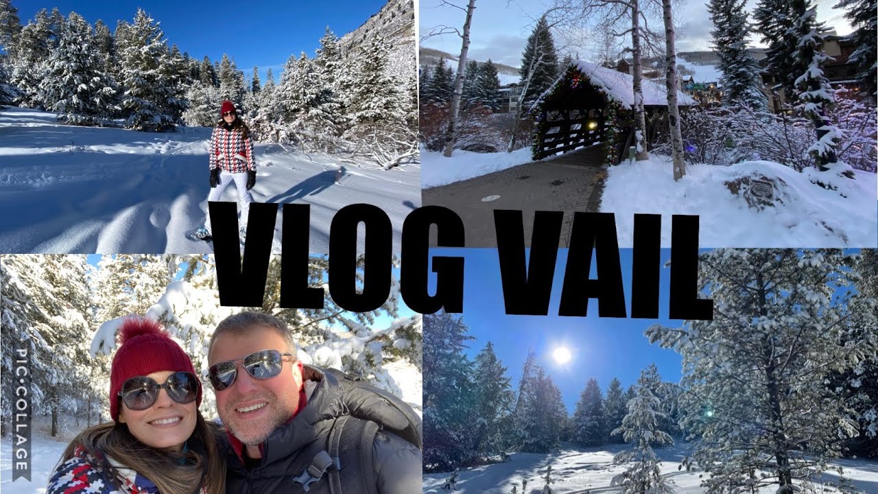 Vail decorada pro Natal! Uma cidade de conto de fadas coberta de neve!