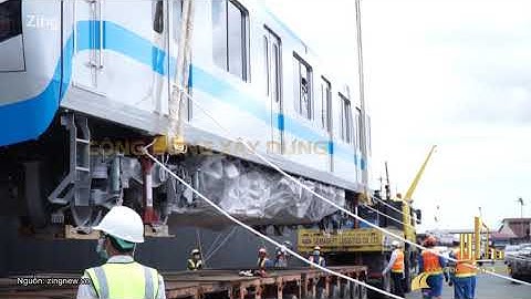 TÀU METRO SỐ 1 CẬP CẢNG KHÁNH HỘI, TPHCM