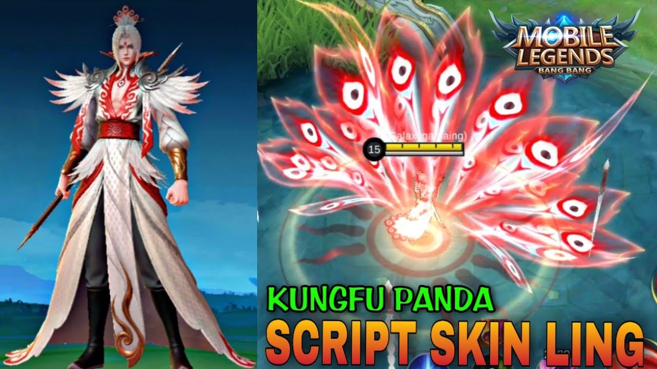 NEW SCRIPT SKIN LING KUNGFU PANDA MLBB - YouTube