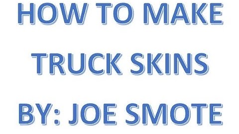 MAKING ATS TRUCK SKINS USING PAINT.NET and ETS2STUDIOS Part 2