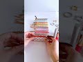 試作していた、細長いポーチが完成。リップケースや印鑑ケースに良いサイズ⚪︎