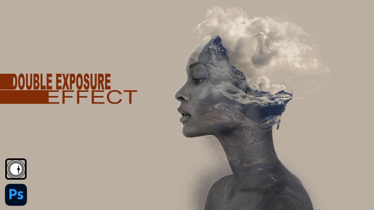 DOUBLE EXPOSURE PHOTOSHOP TUTORIAL (+FREE FILE) #tutorial #photoshop # ...
