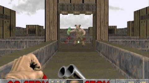 The Plutonia Experiment (100%) Walkthrough (Map07: Caughtyard)