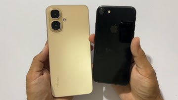 INFINIX SMART 10 vs iPhone 7 - SPEED Test 