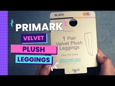 PRIMARK VELVET PLUSH LEGGINGS - The Best Winter LEGGINGS You'll