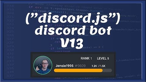 LEVEL/RANK COMMAND || Discord V13 | Tutorial #21 [Nederlands/Dutch]