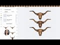 Tutorial #29 - How to Line Up 3 Bulls in Kittl and Save Your Design in High Quality
