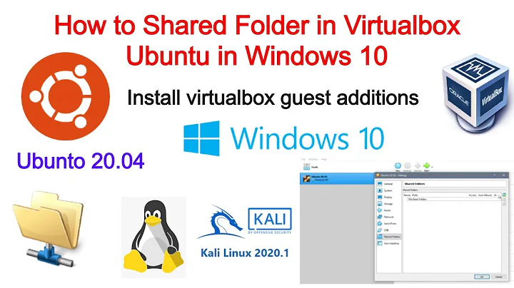 Share Folder | Virtualbox | Ubuntu | Windows 10 | Ubuntu 20.04 | Virtualbox Shared Folder | Vboxsf