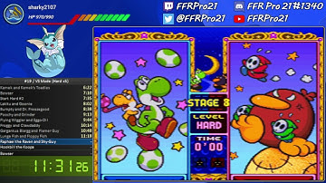 SNES - Tetris Attack - VS Mode Speedrun (Hard x5) - 17:05 IGT (37:37 RTA)