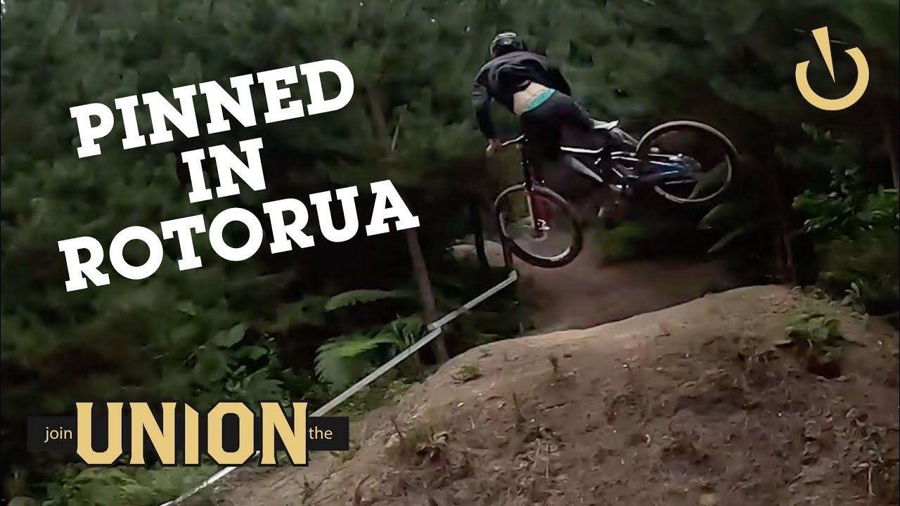 PINNED Rotorua DOWNHILL with Chris Hauser and Lachie Stevens-Mcnab of the UNION