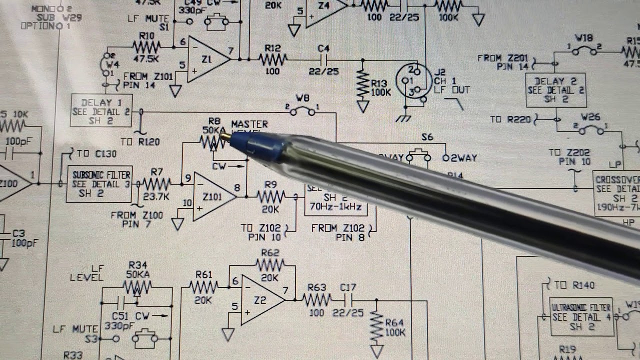 Crossover RANE AC 23B Se Escucha Bajito Le Aumenté La Ganancia(1/2 Calculo De La Ganancia)