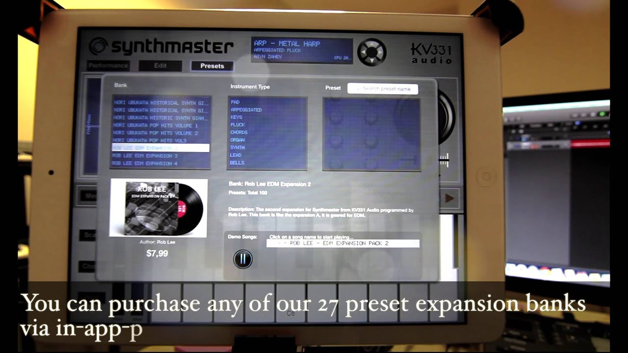SynthMaster Player for iOS / iPAD - Product Review