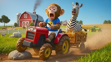 👉 Monkey BoKi Risks Everything – Tractor Rescue Saves a Horse from a Giant Python Attack! 🐒🐍🚜
