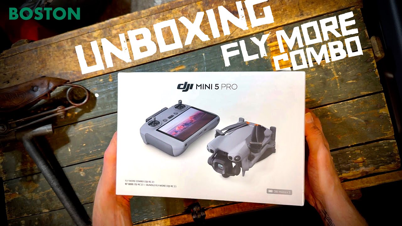 Unboxing DJI mini 5 pro - Fly More Combo - DJI RC 2 - YouTube