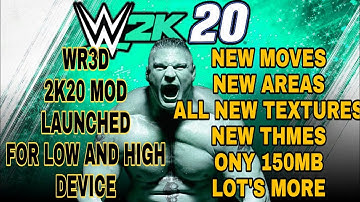 [WR3D-2K20]-- NEW MOD LAUNCHED FOR LOW AND HIGH DEVICE DOWNLOAD FAST
