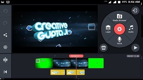 How to make a 3D intros on your phone||CREATIVE GUPTA JI