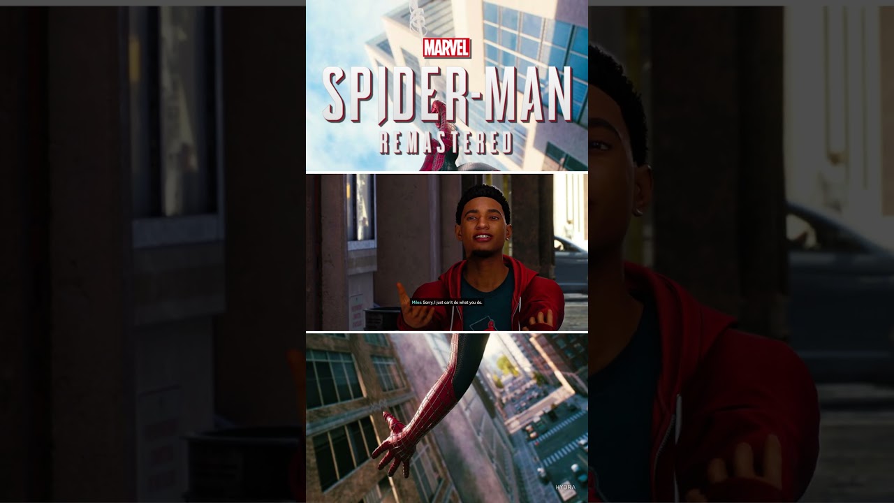 Spiderman Teaches Miles How To Fight - Marvel’s Spider-Man Remastered #SpiderMan #shorts #viral #new