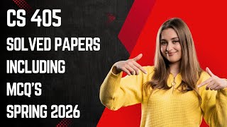 CS 405 Mid term current paper 2026 | CS 405 current paper #vu #cs405 #midterm #2026