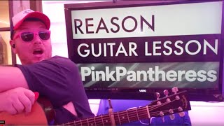 How To Play Reason - PinkPantheress Guitar tutorial (Beginner lesson!)