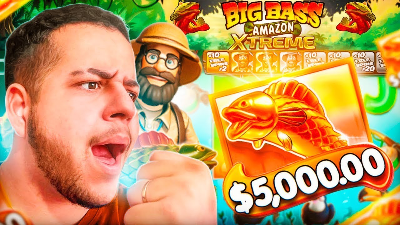 FUI EM BUSCA DO MELHOR BONUS DO BIG BASS BONANZA E... - YouTube