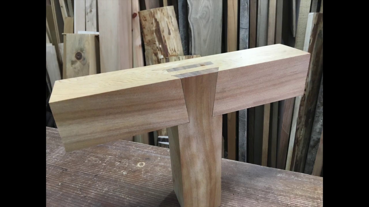 宮大工の職人技が魅せる世界 蟻ほぞ差し仕口 Japanese Wood Joinery - YouTube