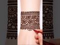 Border mehndi design | Bridal mehndi design | #shorts #mehndi #@dishumakeoverr
