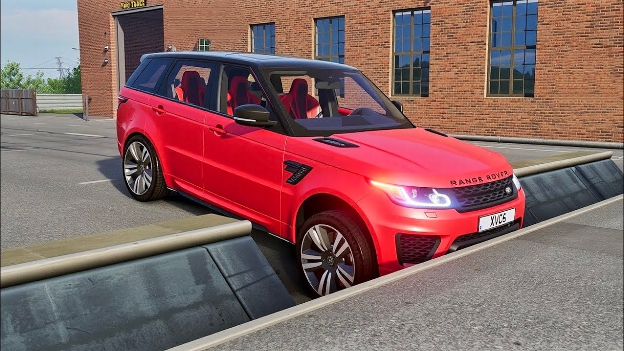 Cars vs Street Gutter Challenge #4 in BeamNG Drive!