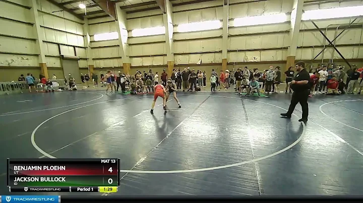 102 Lbs Cons. Round 2 - Benjamin Ploehn, UT Vs Jac...