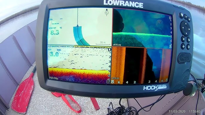Tested  Lowrance Hook Reveal 9 with Triple-Shot Tranducer 