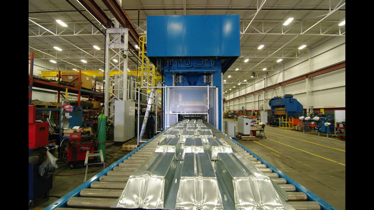 Samco Machinery Bridge Deck Rollforming Machine - YouTube