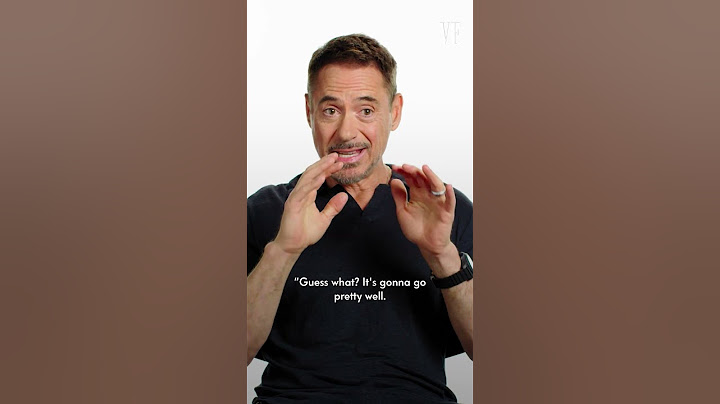 RDJ has a message for his 17-year-old self.