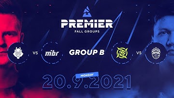 BLAST Premier Fall Groups: G2 vs. MIBR, NIP vs. BIG | Group B, Day 1