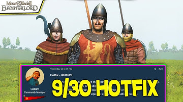 BROTHER & SOUND LAG FIXES in New 1.5.2 Hotfix EXPLAINED! - Mount & Blade II: Bannerlord