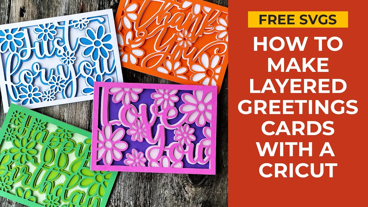 Old Version] Easy Layered Cricut Cards for Beginners