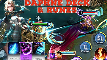 Daphne Hero Runes and Cards | Legend Of Ace