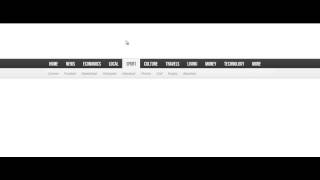 Animated Horizontal Submenu