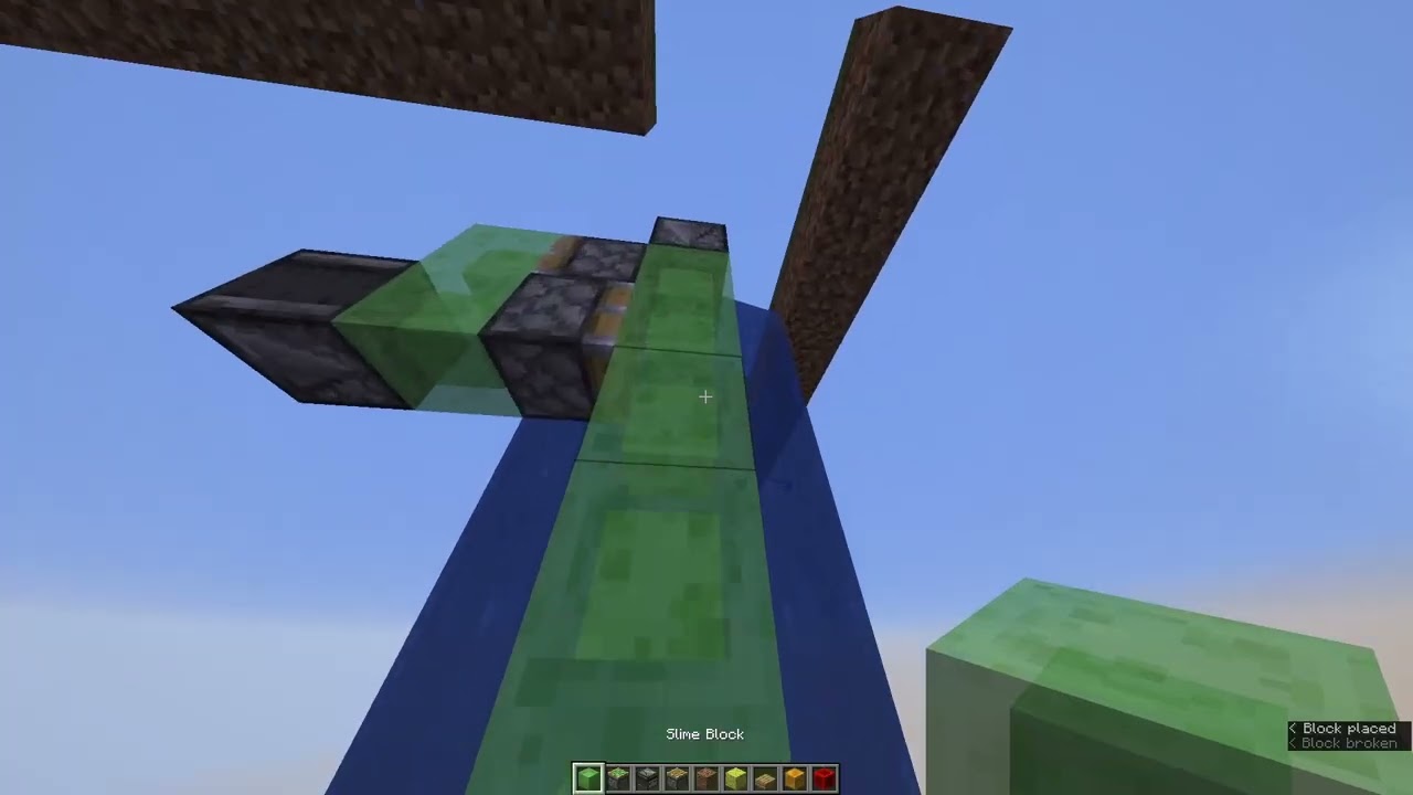 Minecraft: Water wall cleaner flying machine (1 wide, 2 wide, tileable)