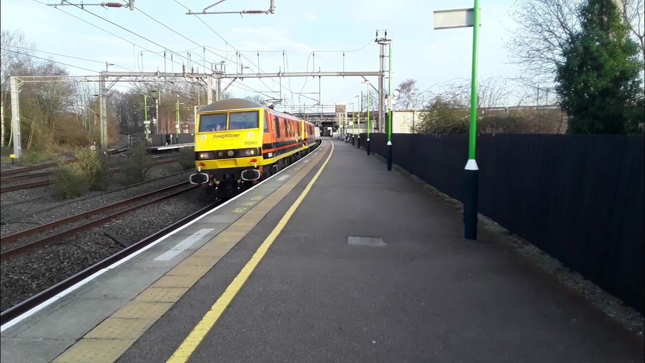 Trains at Lichfield Trent Valley. WCML/XCR. 18/03/2024.