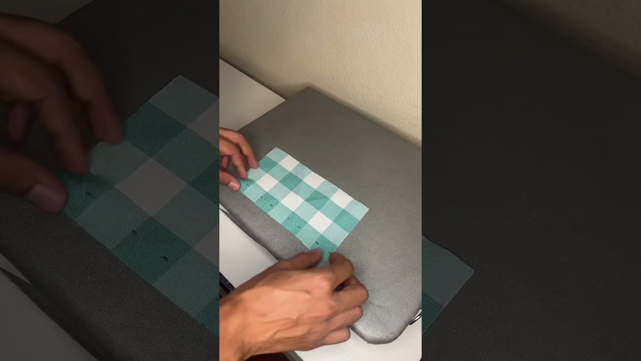 How to use a seam guide to make PERFECT hems while sewing! 