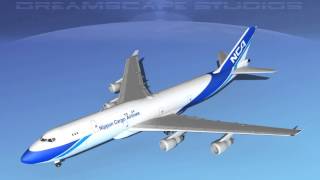 Dreamscape 747-8I All Nippon Cargo 3D model from CGTrader.com