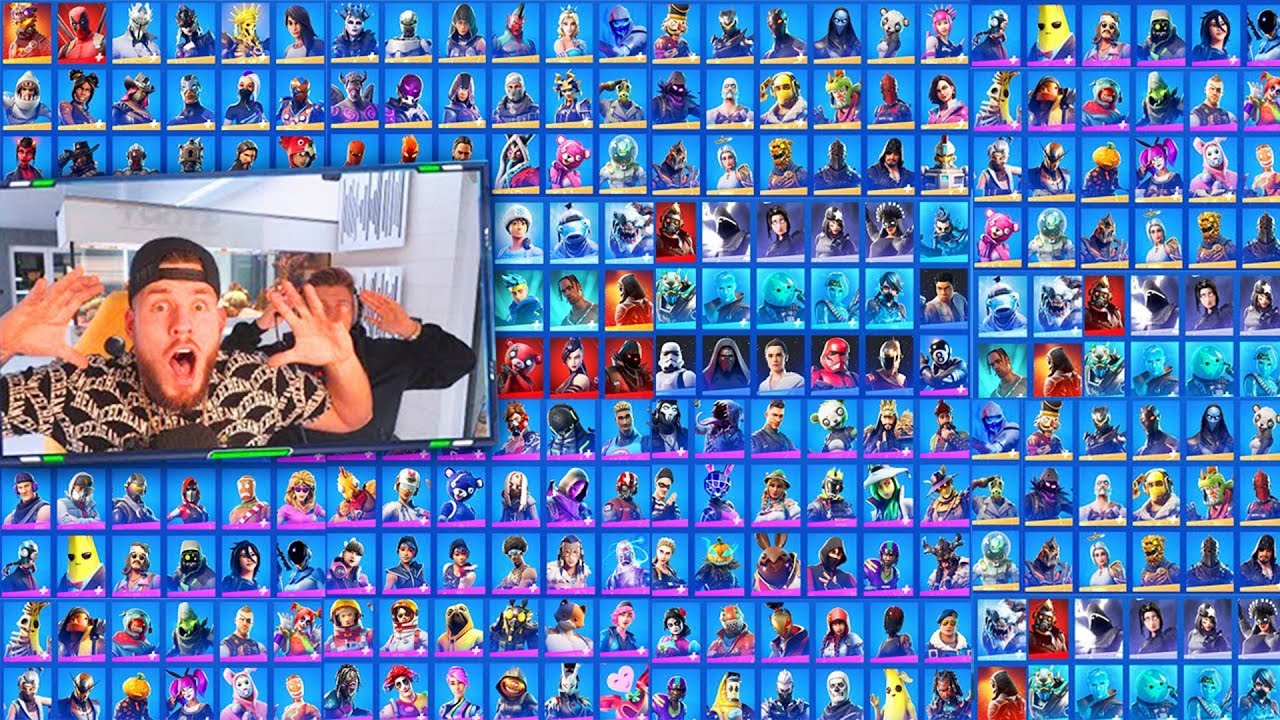 ich habe 1600 SKINS und mache ein SKIN 1vs1 gegen noob.