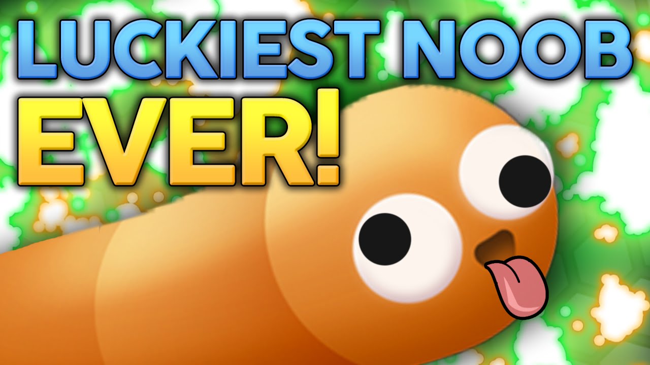LUCKIEST NOOB IN SLITHER.IO EVER
