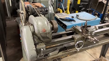 Atlas TH54 lathe running