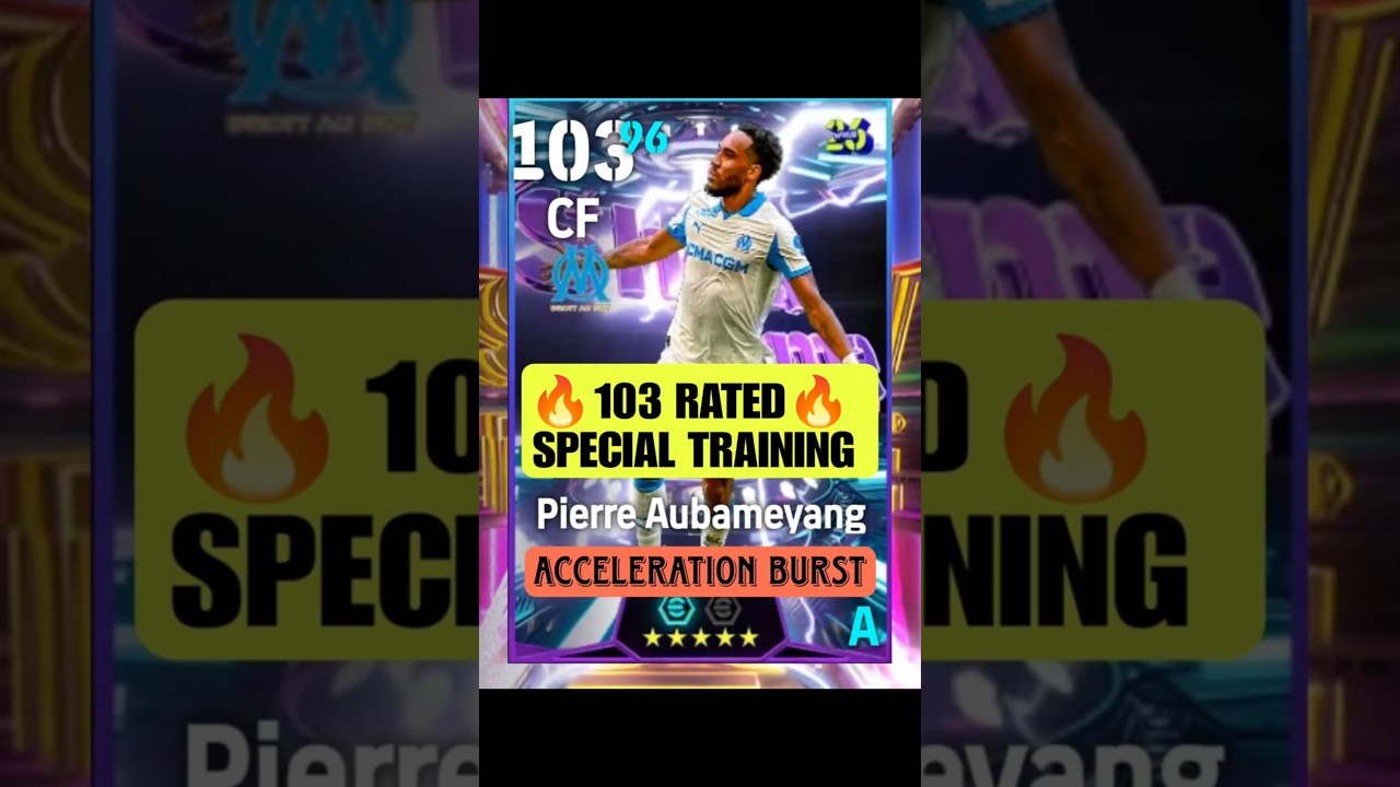 Pierre Aubameyang 103 rated special training 🔥 Aubameyang 103 rating player progression 😍🤩