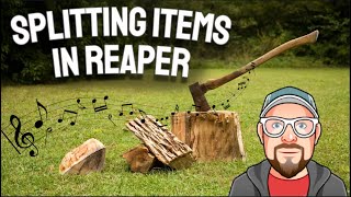 Splitting Items in REAPER is the BEST Way to Edit Audio | Splitting Items in REAPER Net Worth