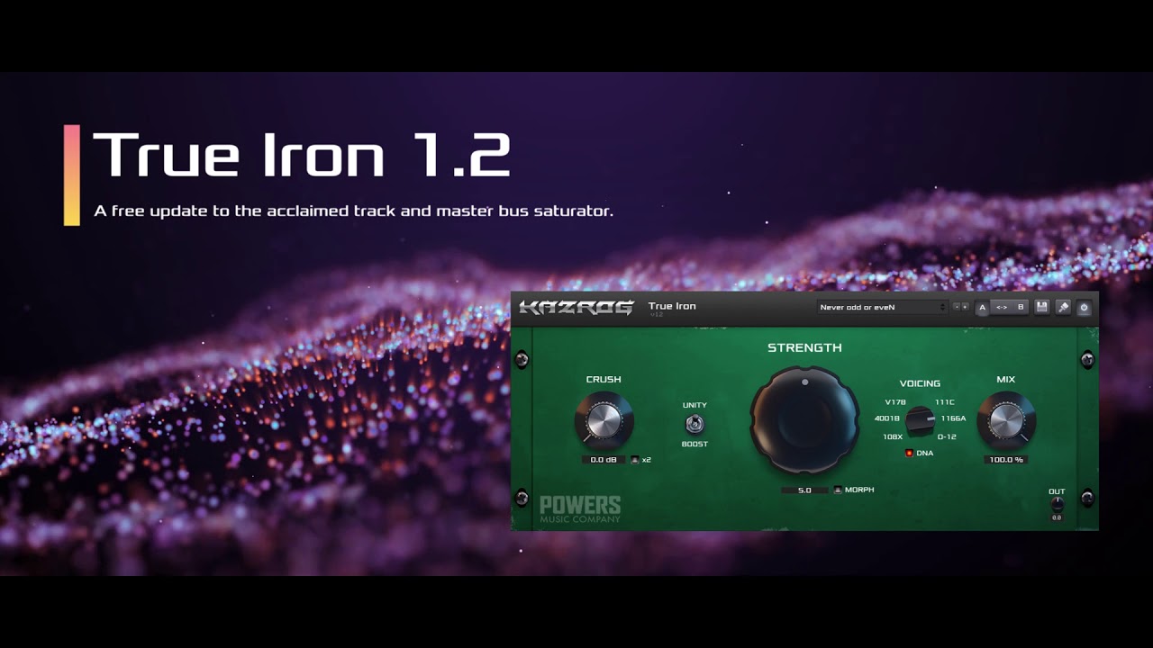 Kazrog True Iron 1.2 - New Transformer Emulations + "DNA Mode" - YouTube